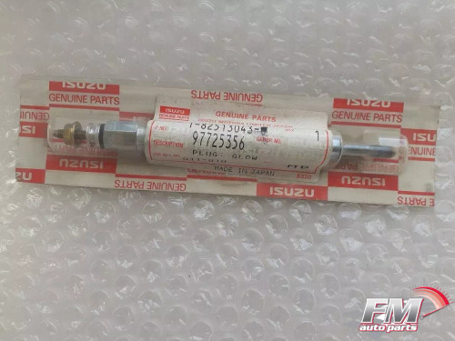 Glow Plug fits Isuzu Truck FSS Bus LT 4BD1 6BD1 20.5V Genuine 1825130431 View Front