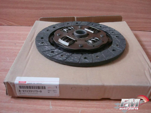 Clutch Disc fits Isuzu WFR Pickup KBD Bedford Opel Euromidi C223 Genuine 8972331730 View Front