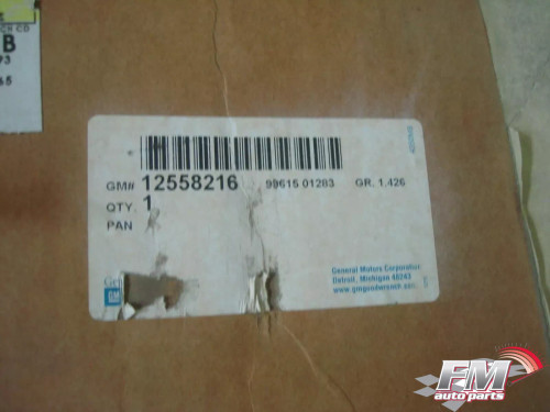 Oil Pan Sump fits Chevrolet Blazer GMC Jimmy 4.3 12558216 Genuine View Rear