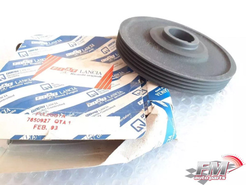 Crankshaft Pulley fits Fiat Tempra Uno Tipo Lancia Dedra 4PK 7650927 Genuine View Front