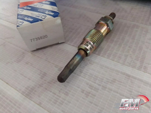 2x Glow Plug fits Fiat Strada Palio Siena 7735920 0100226185 Genuine View Left