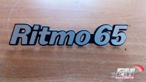 Emblem Ritmo 65 fits Fiat Ritmo 4423723 Genuine View Front