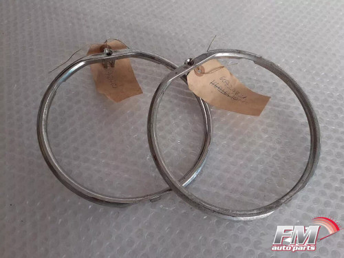 2x Headlight Ring Trim fits Alfa Romeo Alfetta 116016510110 Genuine 60724821 View Front