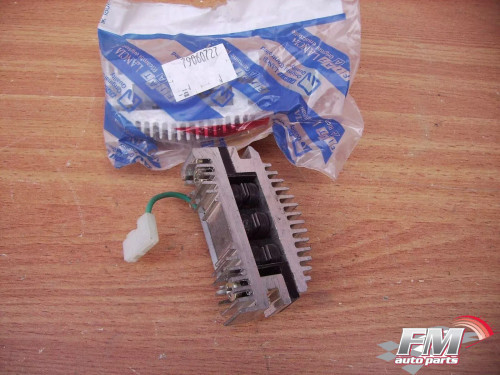 Alternator Rectifier fits Fiat 128 X 1/9 Lancia 79060727 Genuine View Front