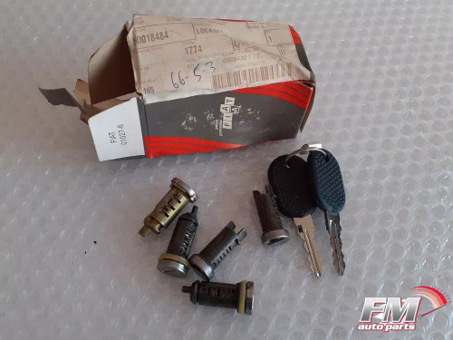 Lock Set with Keys fits Fiat Fiorino 50018484 Genuine View Front