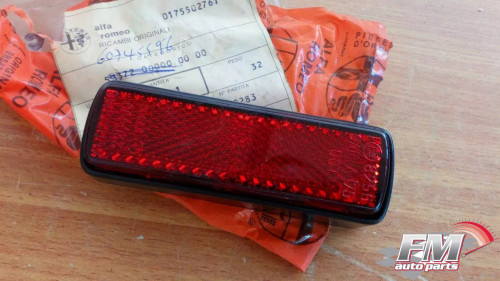Reflector Rear fits Alfa Romeo Alfasud 60745596 533720 Genuine View Front