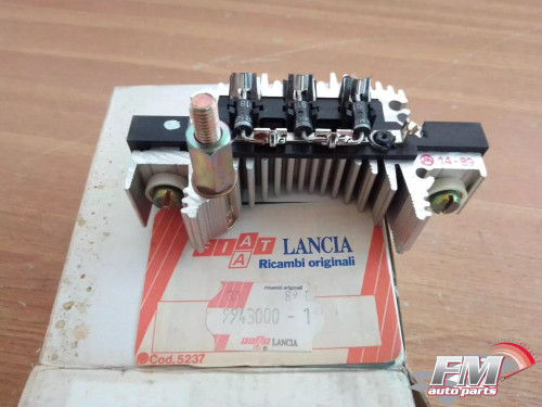 Alternator Rectifier fits Fiat Tipo Uno 9943000 Genuine View Front