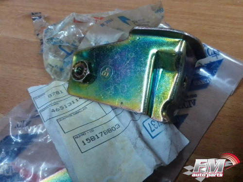 Fender Support Bracket Left fits Fiat Seicento 46513114 Genuine View Front