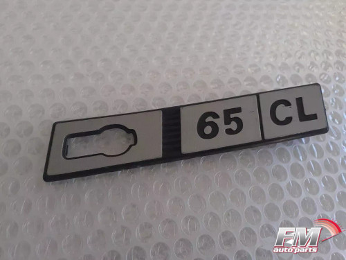 Emblem 65 CL Right Plastic fits Fiat Ritmo Genuine 65CL-Right View Front