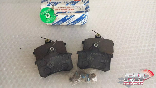 Brake Pads Set Rear fits Fiat Croma Lancia Thema 5892650 Genuine View Front