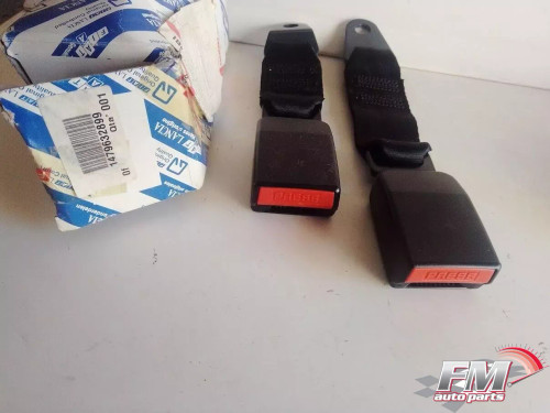 Seat Belt Coupling Set fits Fiat Scudo 1479632899 Genuine View Front