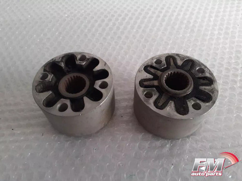 Driveshaft Flex Joint Set fits Fiat 850 tt 4124156 Genuine View Front