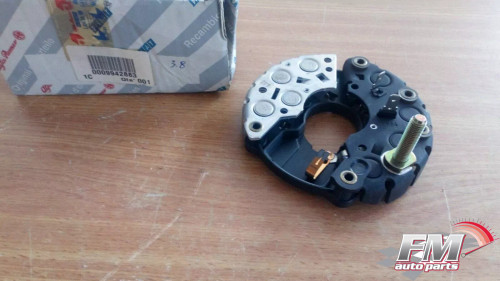 Alternator Rectifier fits Fiat Lancia Alfa Romeo 9942883 Genuine View Front