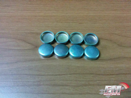 8 x 15mm Freeze Plugs Core Plugs CUP TYPE Cylinder Engine Block Water Cups View Front