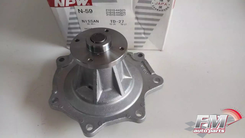 Water Pump fits Nissan Truck D21 TD25 TD27 N-59 View Front