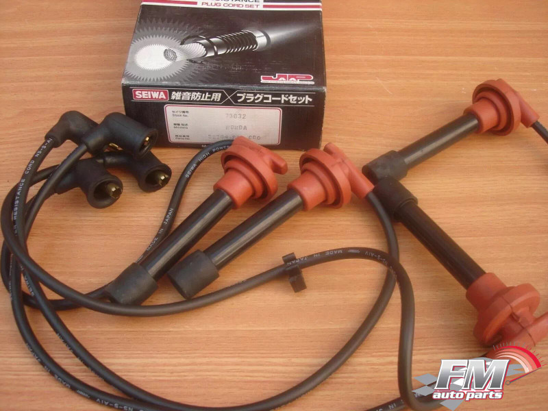 Ignition Wires Set fits Honda Integra DA6 DA8 DC1 DB8 CRX EG2 Civic EG1 32704-P30-010 View Front
