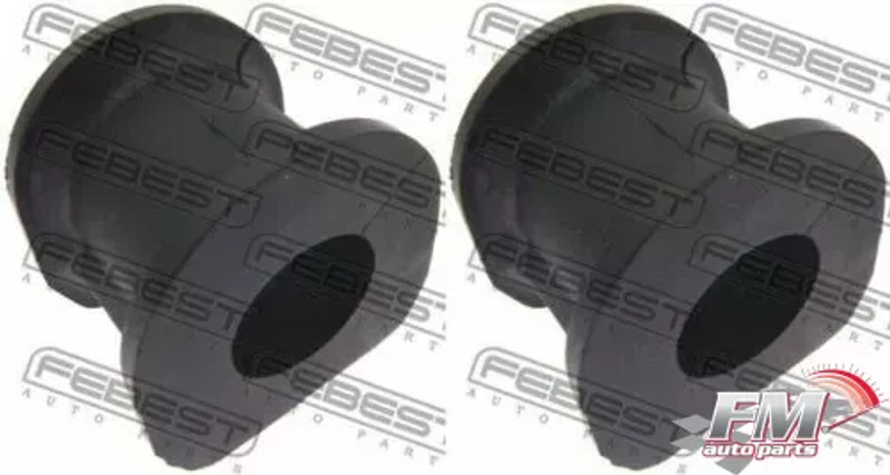 2x Stabilizer Sway Bar Bushing fits Mitsubishi Delica L400 Pajero Montero Shogun MR150093 View Front