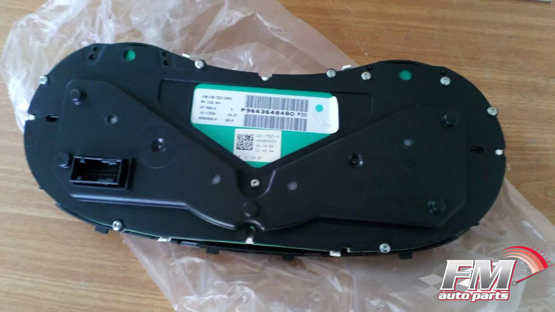 Instrument Cluster fits Peugeot 307 6106QY Genuine View Rear