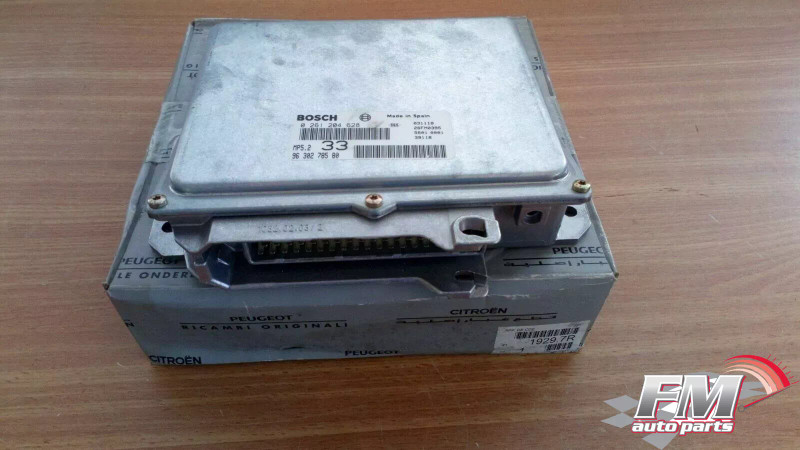 Engine Control Unit ECU fits Peugeot 106 306 Citroen Saxo Xsara 19297R Genuine View Front