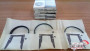 Piston Rings Set fits Simca Aronde Elysee 1300 1301 74mm Bore STD 40524110 View Front
