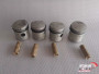 4x Pistons Kit fits Lancia Fulvia Berlina 2C 72mm Bore STD 426007O1 View Rear