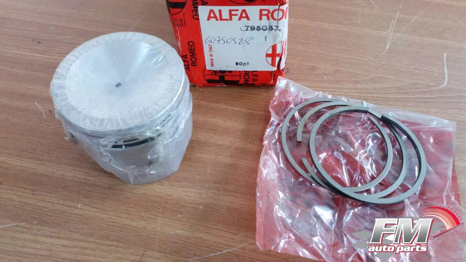 4x Pistons fits Alfa Romeo Alfasud 80.60mm Bore Oversize 795057 Genuine