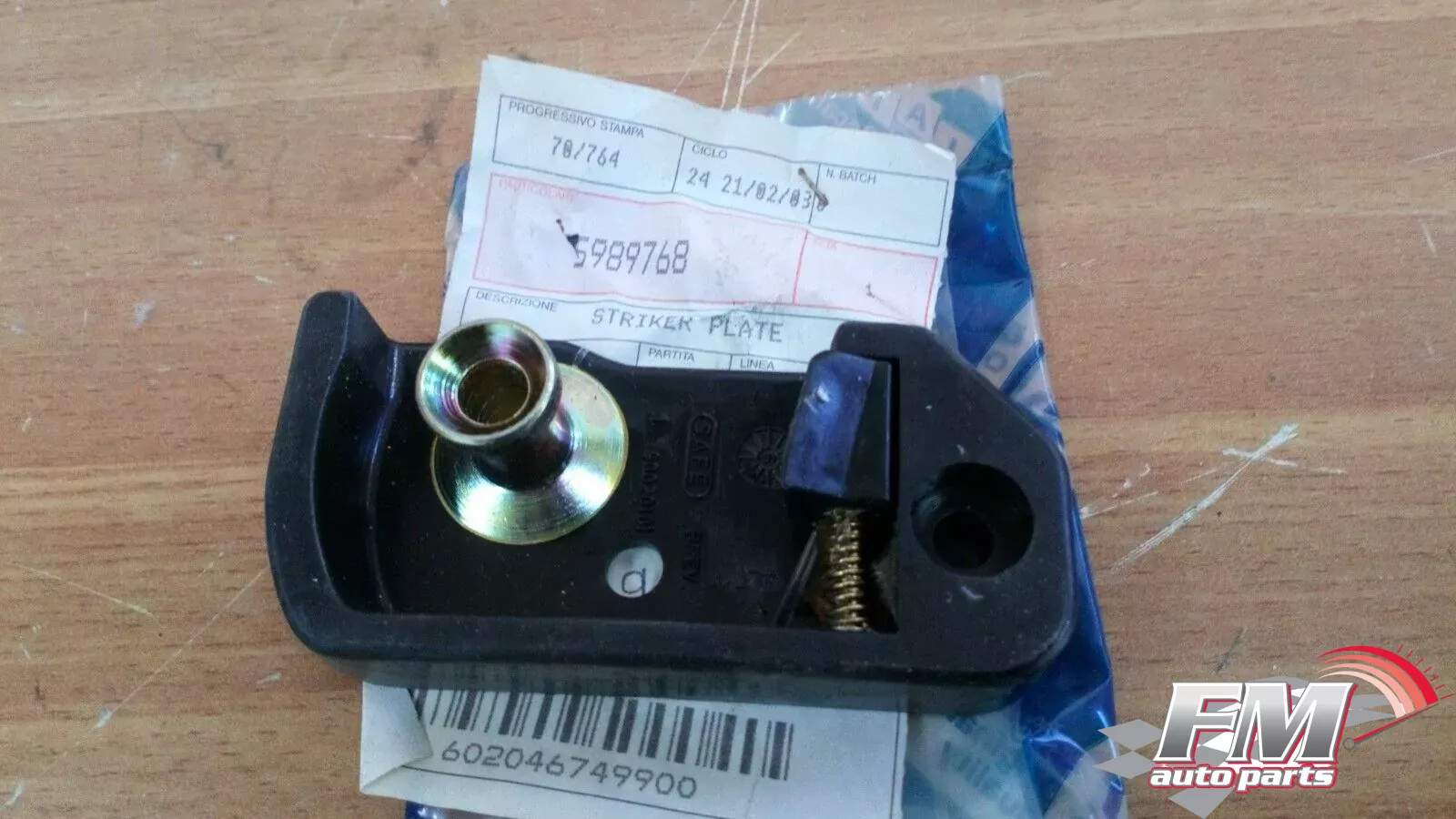 Back Door Striker Plate fits Fiat Ducato Talento 5989768 Genuine Back Door Striker Plate fits Fiat Ducato Talento 5989768 Genuine