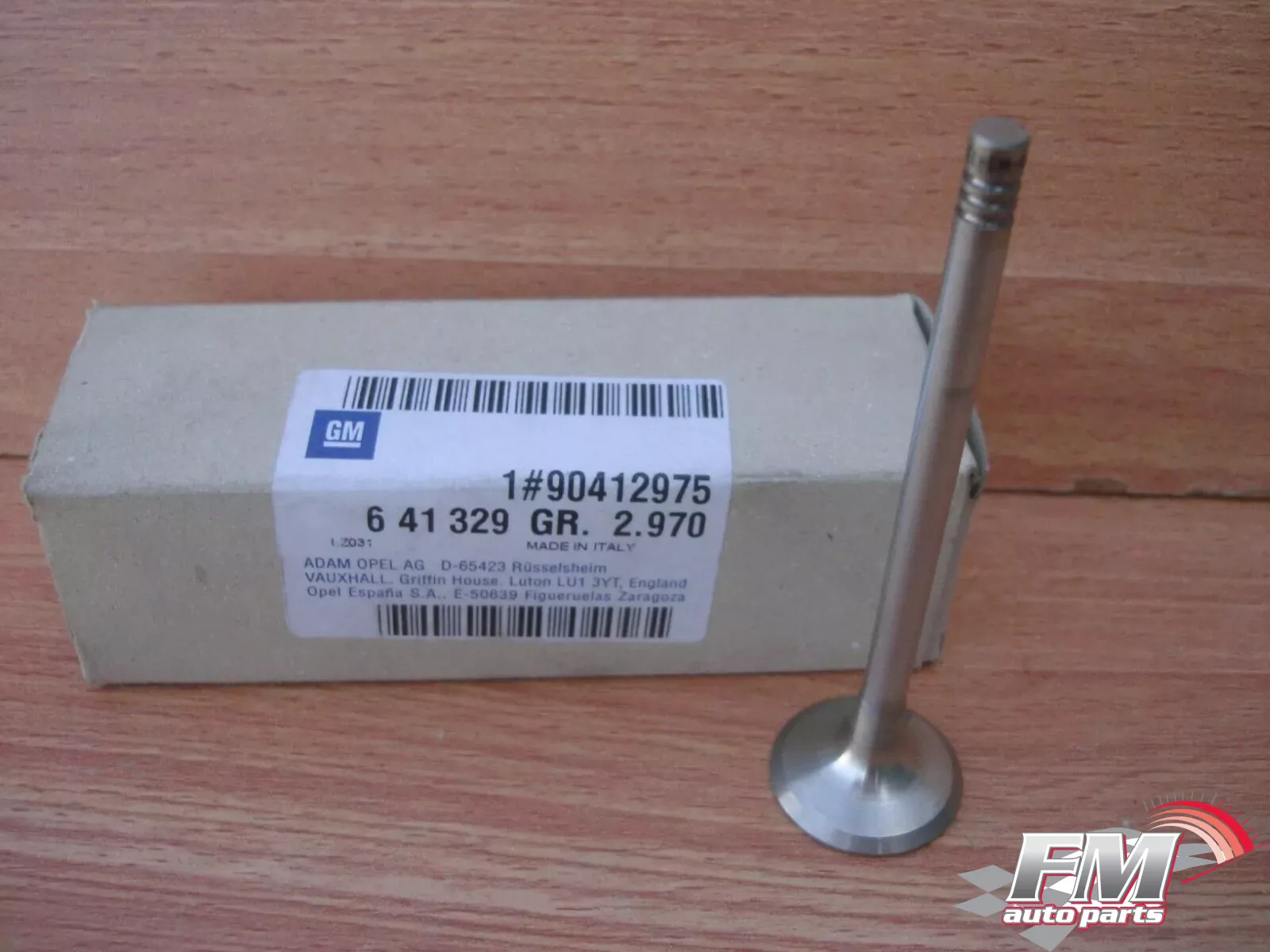 Exhaust Valve 0.075mm Oversize fits Opel Vauxhall X14XE Z14XE Z16XE Genuine 90412975 Exhaust Valve 0.075mm Oversize fits Opel Vauxhall X14XE Z14XE Z16XE Genuine 90412975