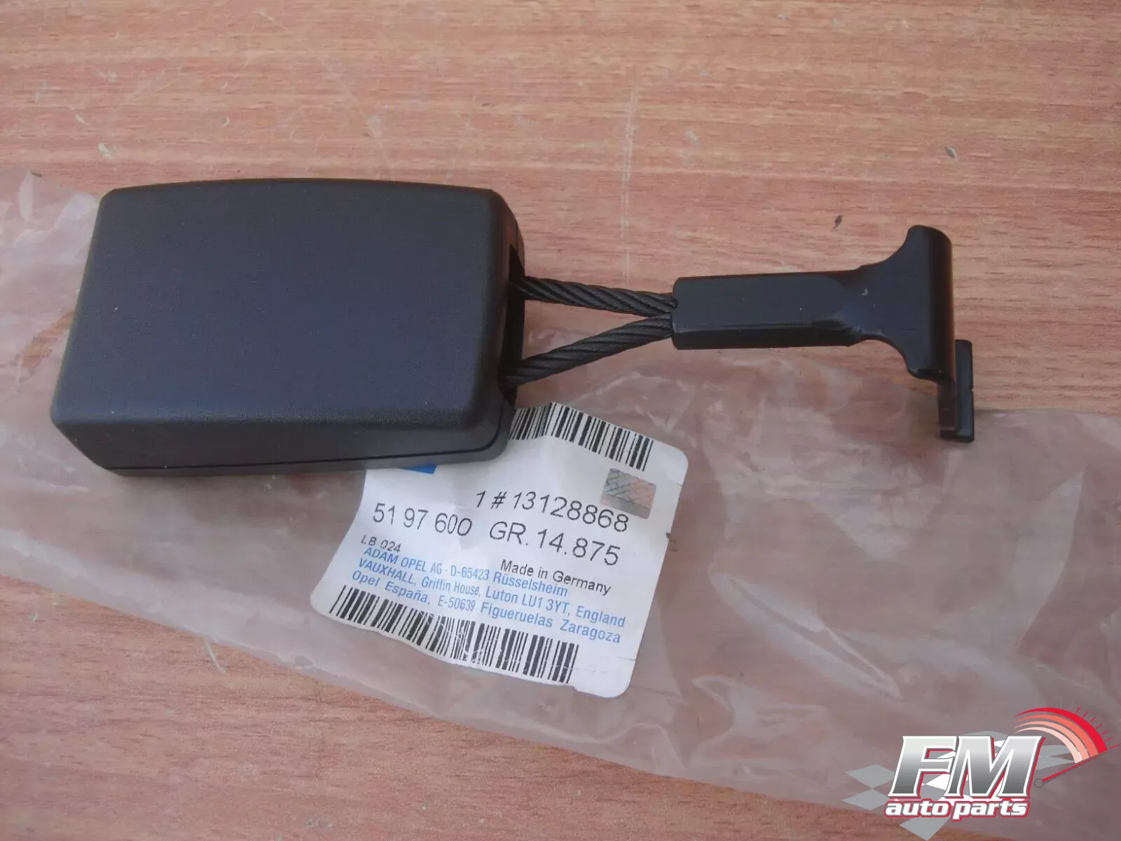 Seat Belt Buckle Lock Rear Left fits Opel Vauxhall Astra H 13128868 Genuine Seat Belt Buckle Lock Rear Left fits Opel Vauxhall Astra H 13128868 Genuine