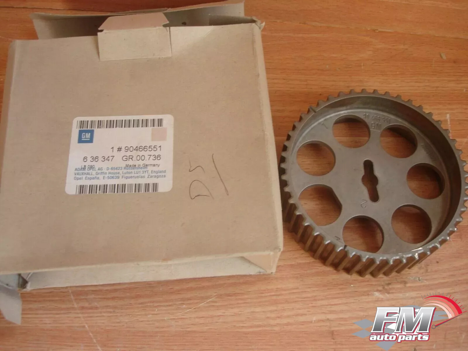 Camshaft Gear fits Opel Vauxhall X25XE Y26SE X30XE Z32SE 90466551 Genuine Camshaft Gear fits Opel Vauxhall X25XE Y26SE X30XE Z32SE 90466551 Genuine