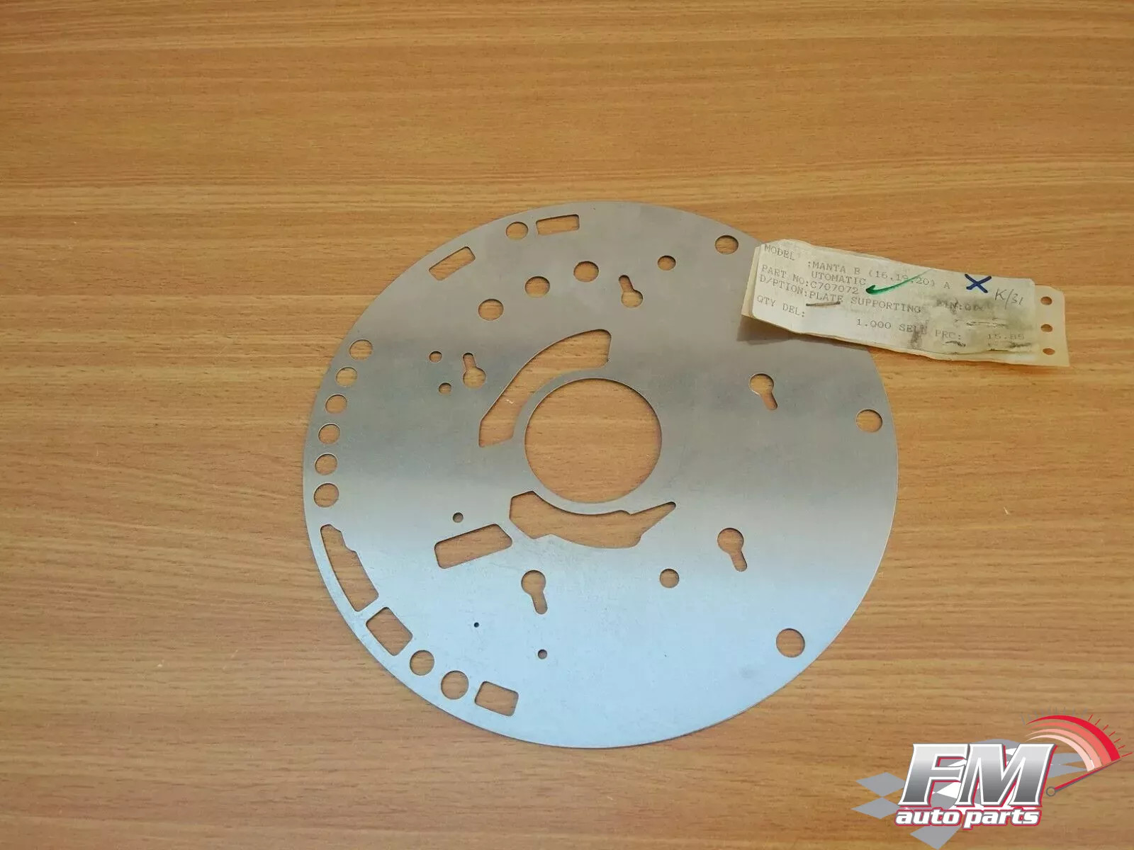 Plate Supporting fits Opel Manta B Automatic 707072 Genuine Plate Supporting fits Opel Manta B Automatic 707072 Genuine