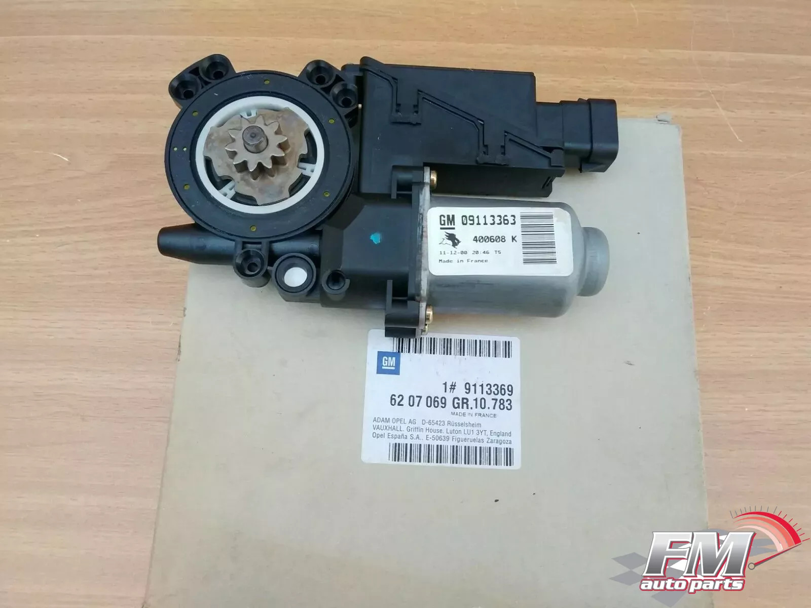 Window Motor Front Left fits Opel Vauxhall Corsa C F68 Genuine 9113369 Window Motor Front Left fits Opel Vauxhall Corsa C F68 Genuine 9113369