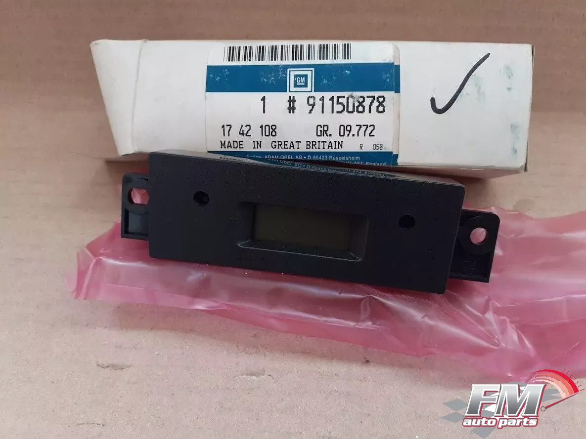 Digital Clock fits Opel Vauxhall Frontera A Isuzu MU 91150878 Genuine Digital Clock fits Opel Vauxhall Frontera A Isuzu MU 91150878 Genuine