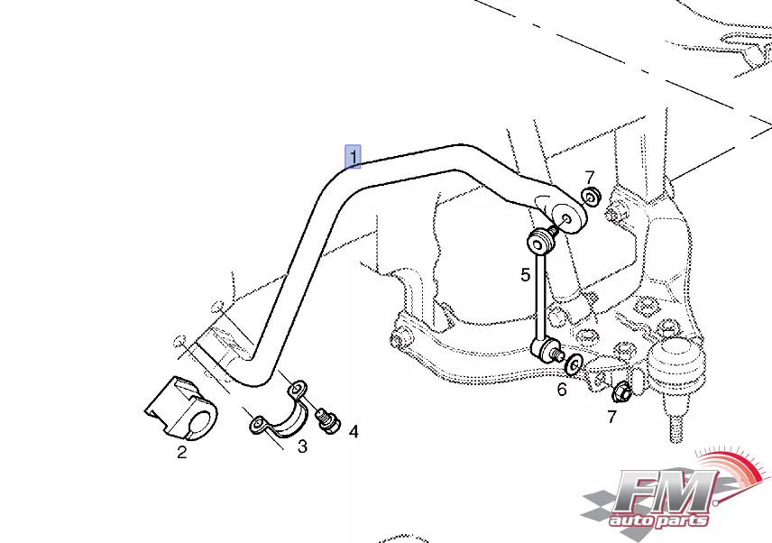 Sway Stabilizer Bar Front fits Opel Vauxhall Frontera A 91151924 Genuine Sway Stabilizer Bar Front fits Opel Vauxhall Frontera A 91151924 Genuine