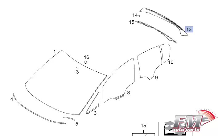 Windscreen Rear Tailgate fits Opel Vauxhall Corsa D 13288416 Genuine Windscreen Rear Tailgate fits Opel Vauxhall Corsa D 13288416 Genuine