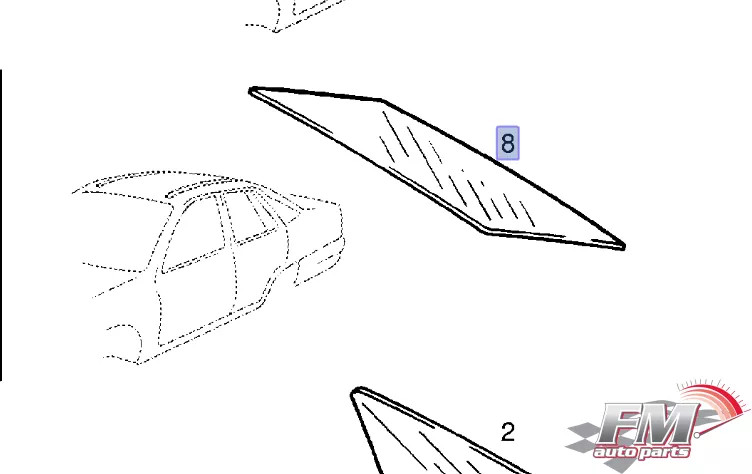 Windscreen Rear fits Opel Kadett E Vauxhall Astra 90241638 Genuine Windscreen Rear fits Opel Kadett E Vauxhall Astra 90241638 Genuine