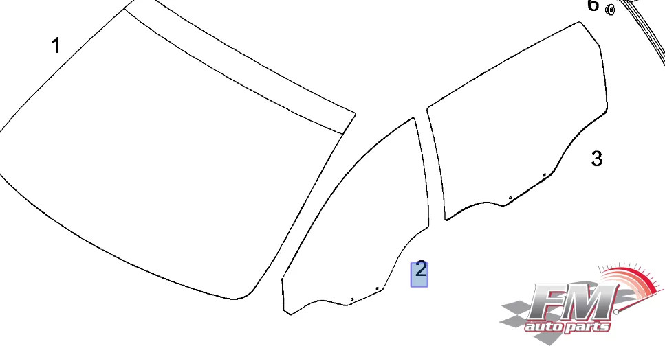 Window Front Door Left Tinted fits Opel Vauxhall Antara Chevrolet Captiva 96624294 Window Front Door Left Tinted fits Opel Vauxhall Antara Chevrolet Captiva 96624294