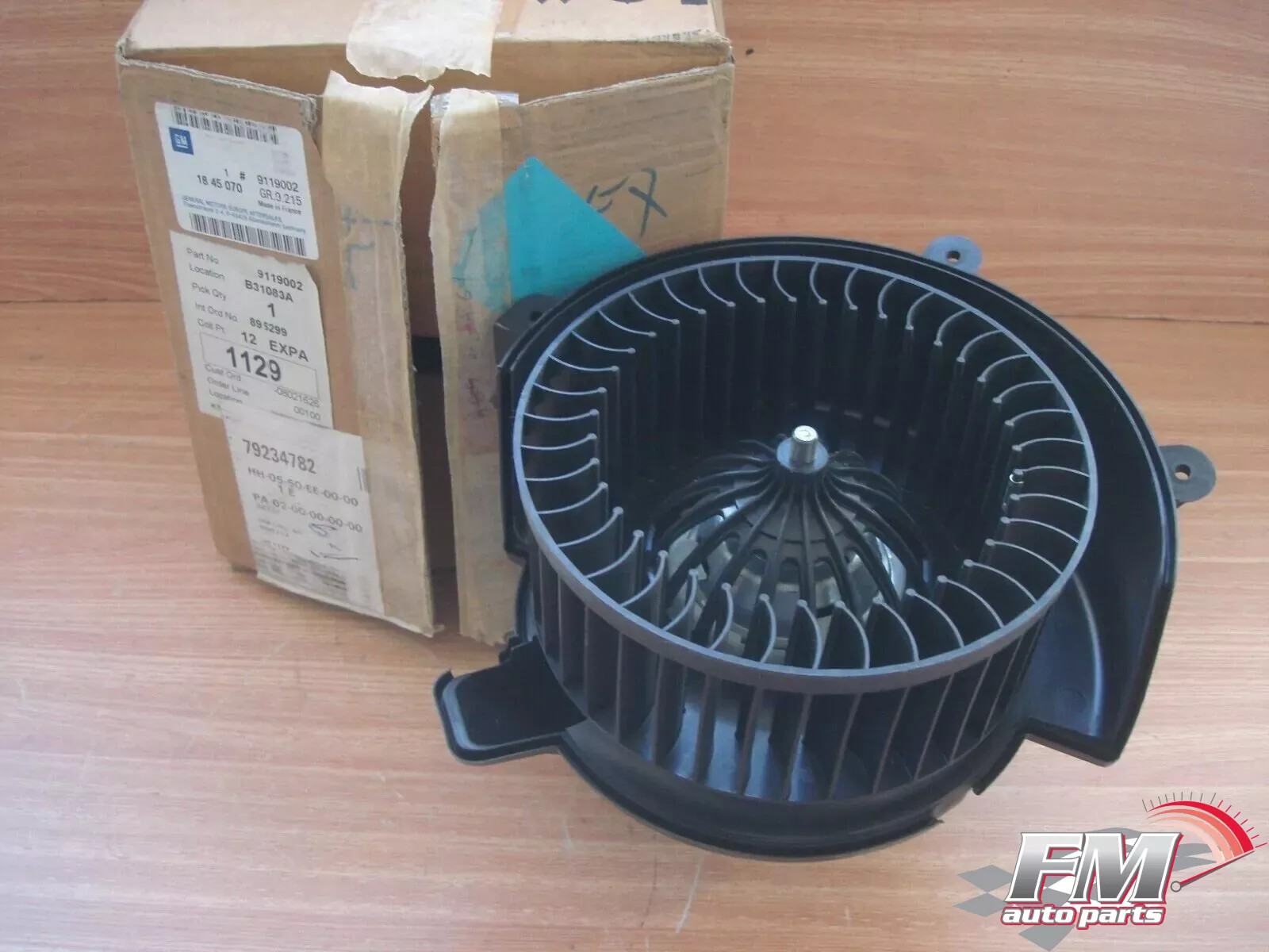 Blower Fan Motor RHD fits Opel Vauxhall Zafira A F75 9119002 Genuine Blower Fan Motor RHD fits Opel Vauxhall Zafira A F75 9119002 Genuine