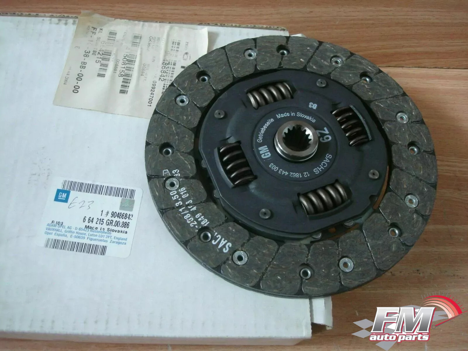 Clutch Plate Disc fits Opel Vauxhall Astra F Vectra A 17D X17DTL Genuine 90486842 Clutch Plate Disc fits Opel Vauxhall Astra F Vectra A 17D X17DTL Genuine 90486842