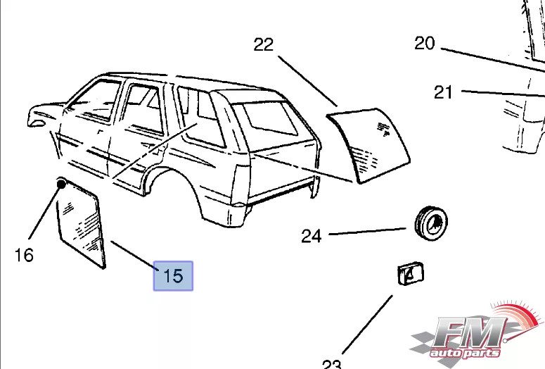 Window Rear Quarter Left Fixed fits Opel Vauxhall Frontera A 91142101 Genuine Window Rear Quarter Left Fixed fits Opel Vauxhall Frontera A 91142101 Genuine