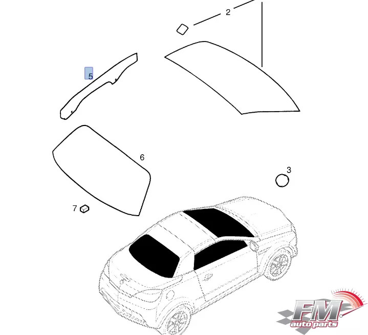 Window Front Door Right Tinted fits Opel Vauxhall Tigra B 93164283 Genuine Window Front Door Right Tinted fits Opel Vauxhall Tigra B 93164283 Genuine