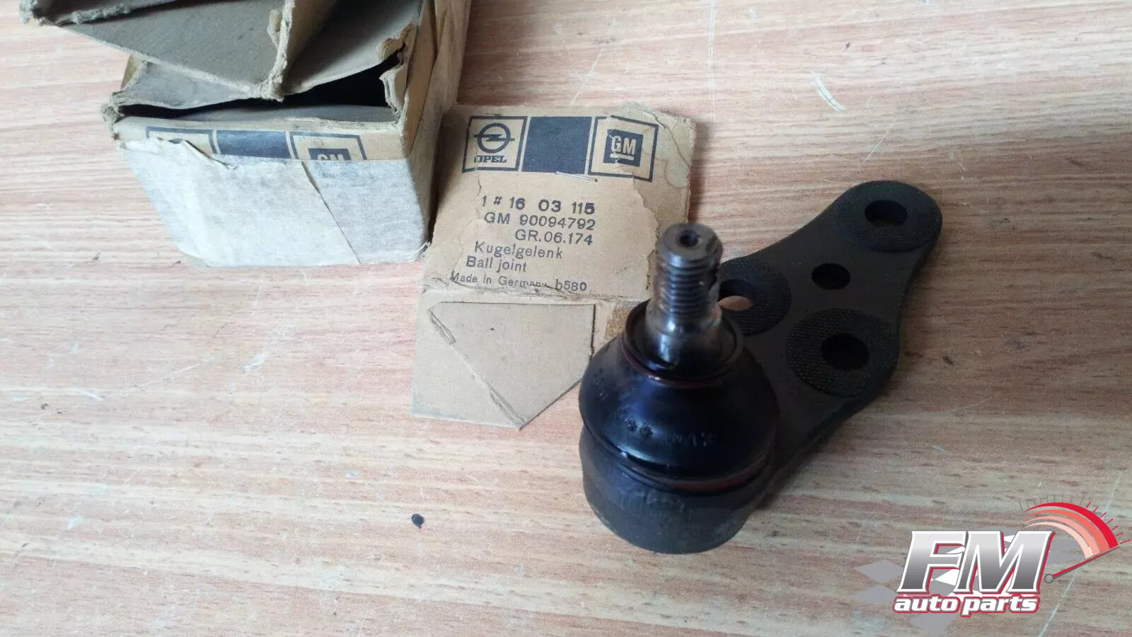 2x Ball Joint Front Lower Right Left fits Opel Kadett D 90094792 Genuine