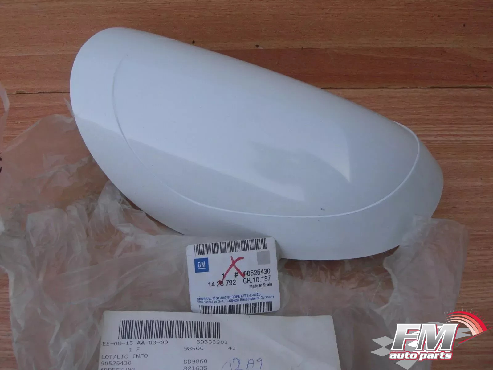 Wing Mirror Cover Right fits Opel Vauxhall Tigra A 75 F07 90525430 Genuine Wing Mirror Cover Right fits Opel Vauxhall Tigra A 75 F07 90525430 Genuine