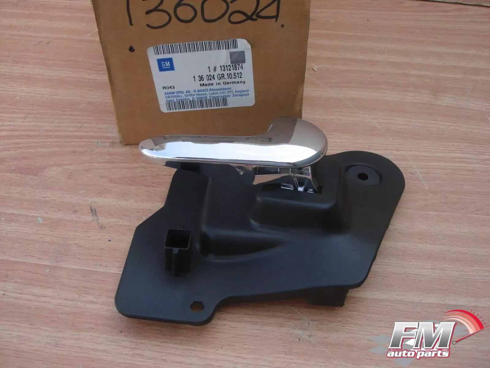 Interior Door Handle Rear Right fits Opel Vauxhall Meriva A 13121874 Genuine Interior Door Handle Rear Right fits Opel Vauxhall Meriva A 13121874 Genuine