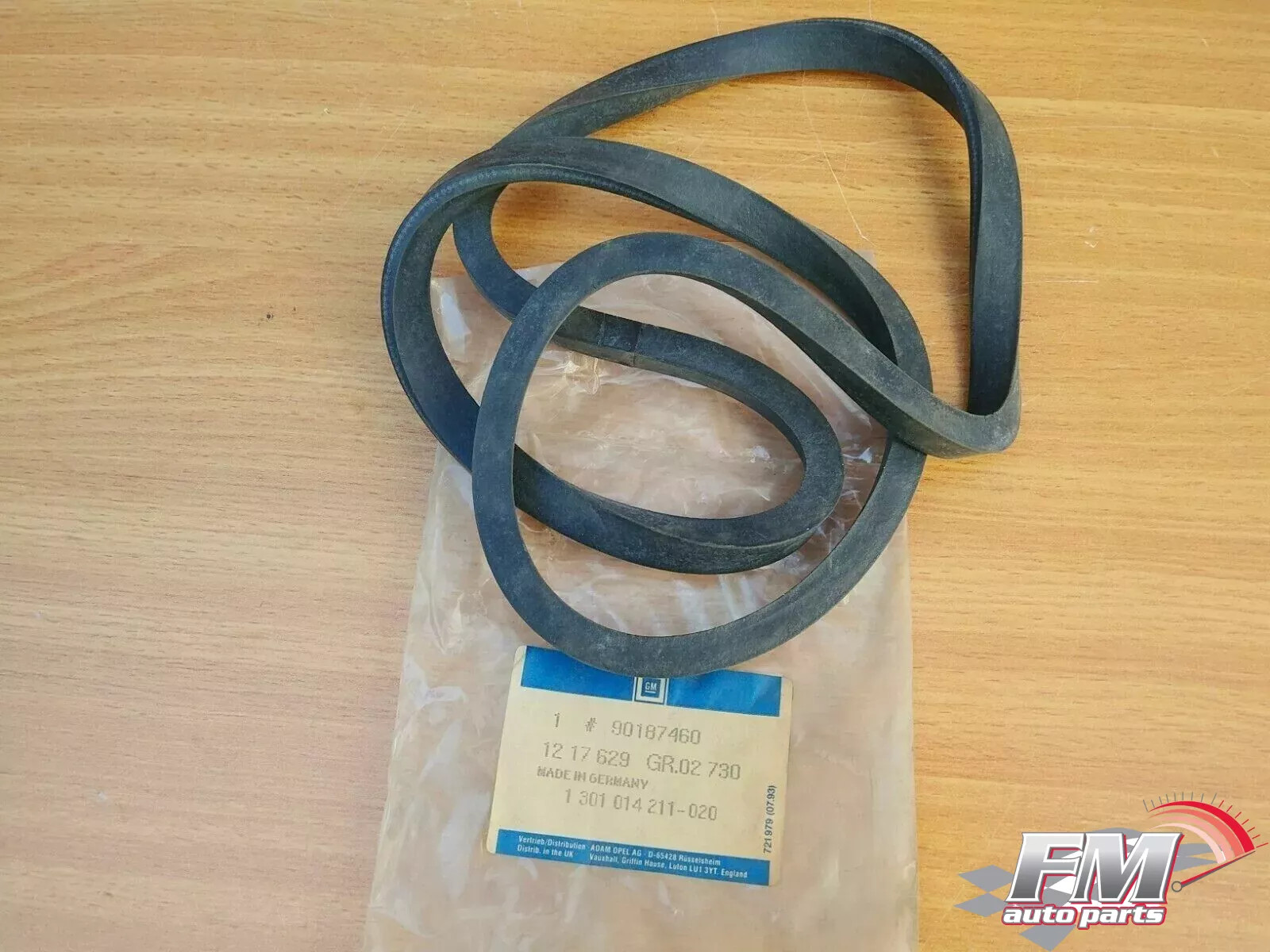 Headlight Seal Gasket fits Opel Rekord E 90187460 Genuine Headlight Seal Gasket fits Opel Rekord E 90187460 Genuine
