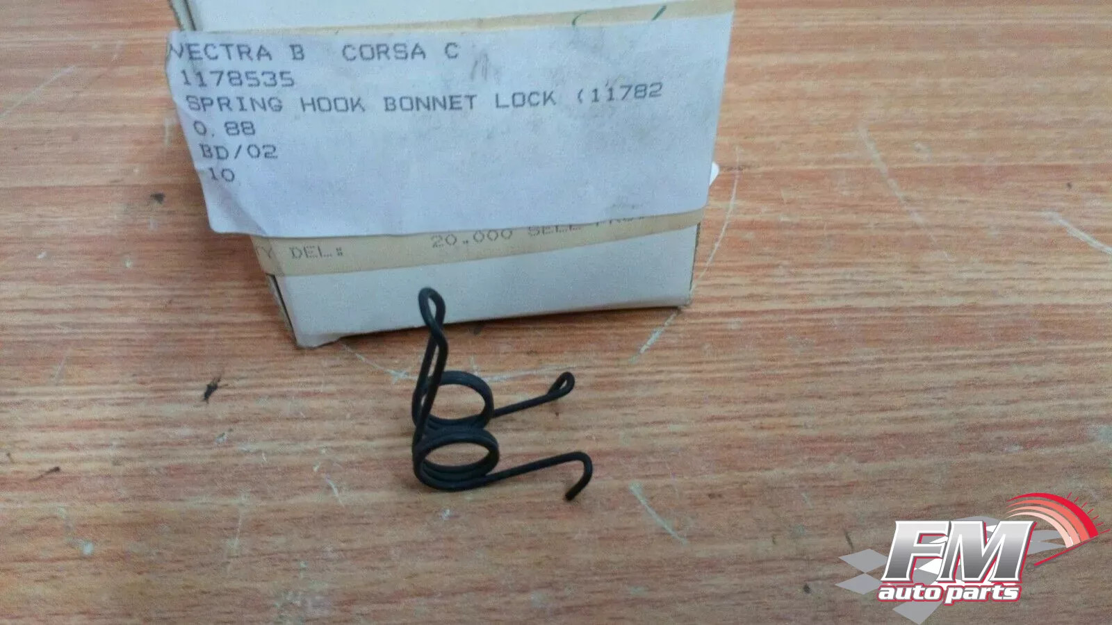 Hood Bonnet Lock Spring fits Opel Vauxhall 90494838 Genuine Hood Bonnet Lock Spring fits Opel Vauxhall 90494838 Genuine