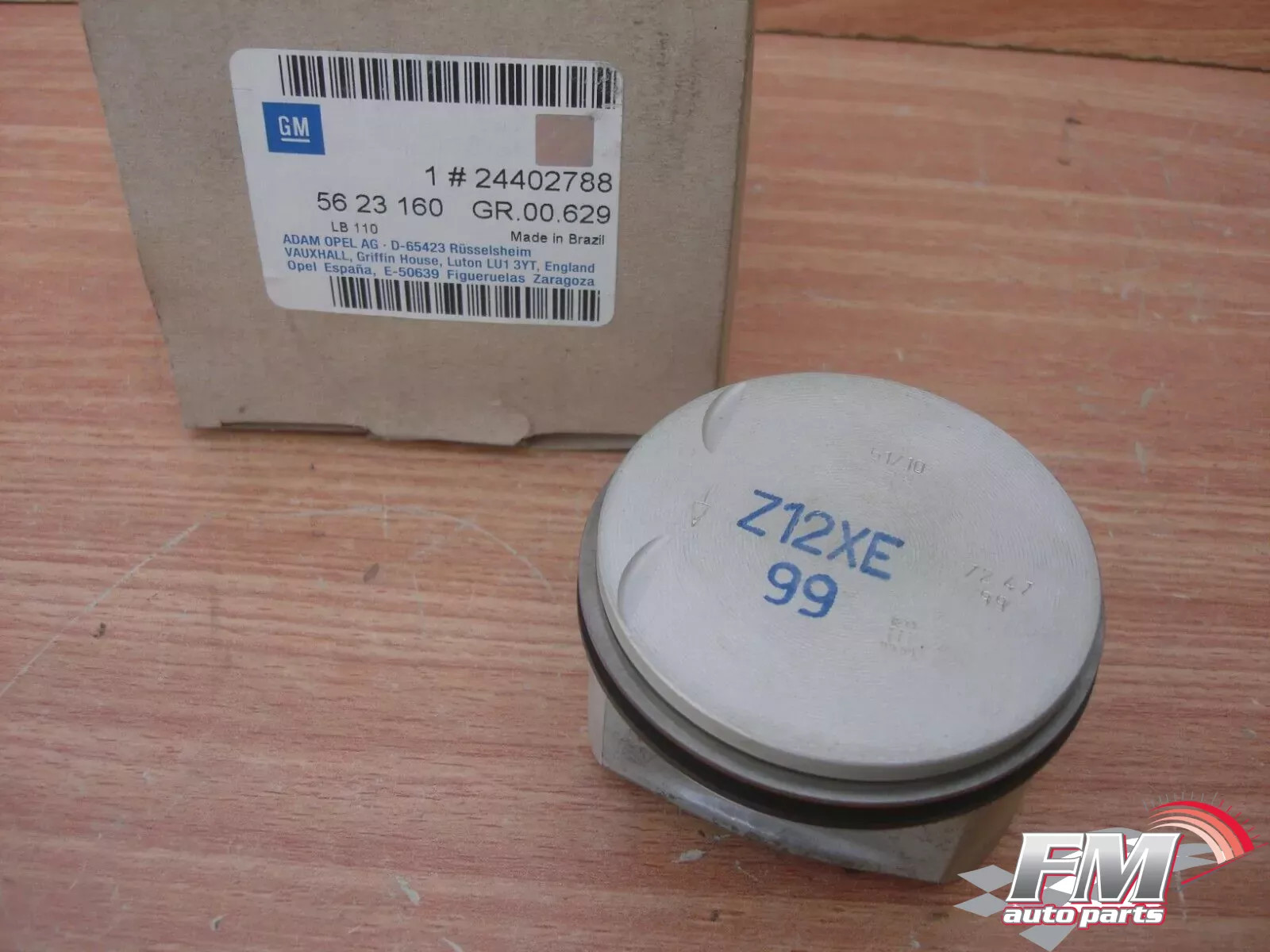Piston fits Opel Vauxhall Corsa B C Agila A Astra G Z12XE STD 24402788 Genuine Piston fits Opel Vauxhall Corsa B C Agila A Astra G Z12XE STD 24402788 Genuine