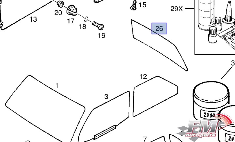 Windscreen Rear fits Opel Ascona C Vauxhall Cavalier 90036660 Genuine Windscreen Rear fits Opel Ascona C Vauxhall Cavalier 90036660 Genuine