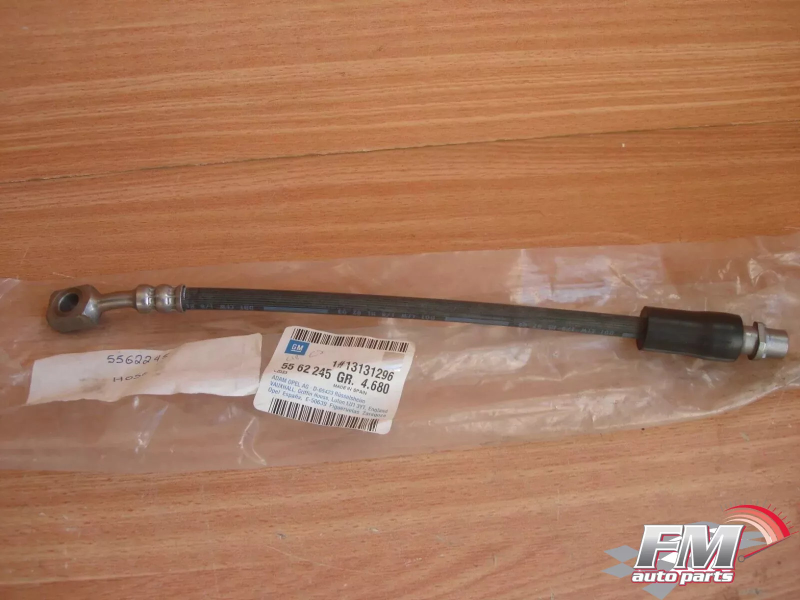 Brake Hose Front Left Right fits Opel Vauxhall Meriva A 13131296 Genuine Brake Hose Front Left Right fits Opel Vauxhall Meriva A 13131296 Genuine