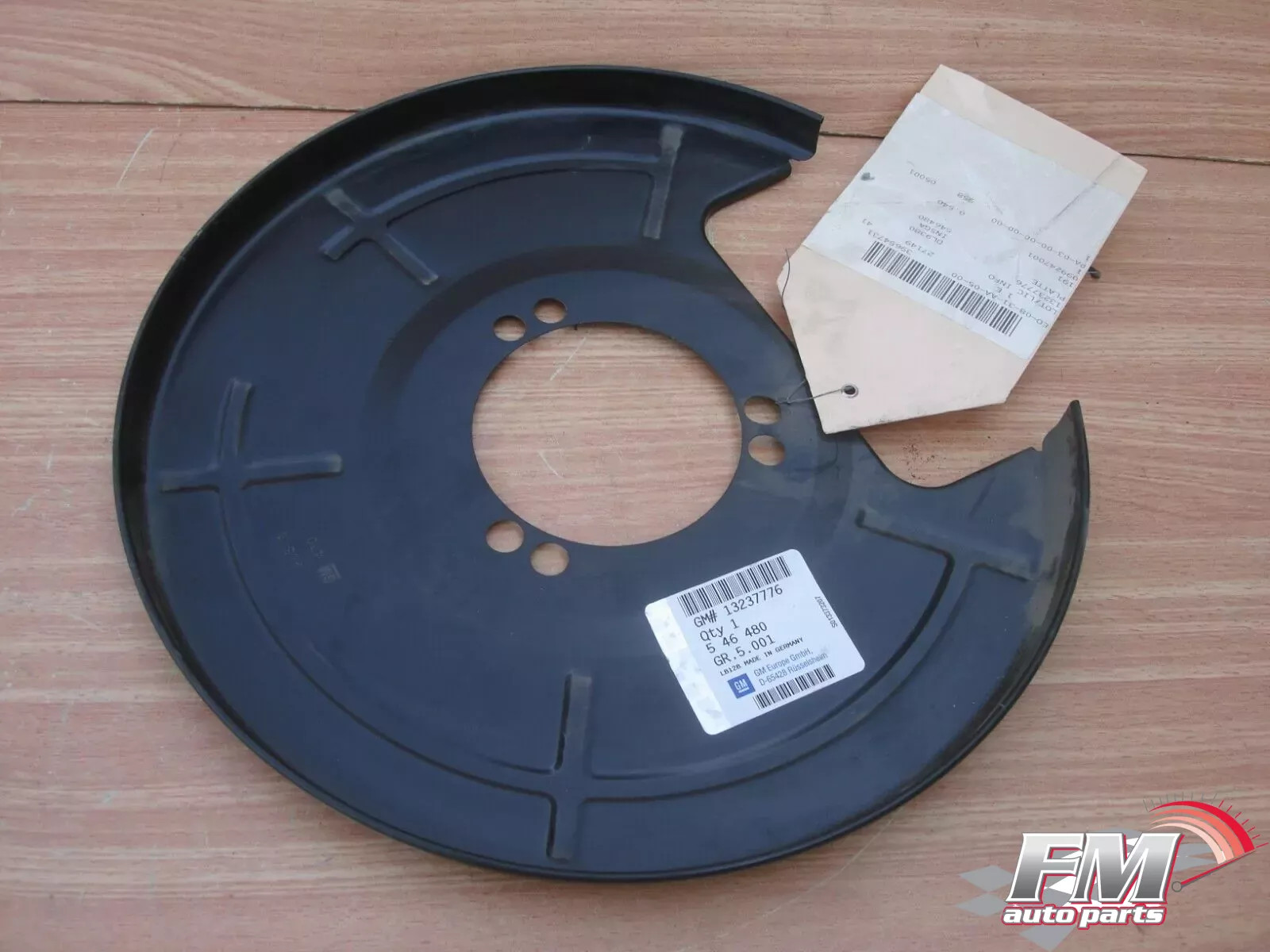 Brake Disc Shield Rear Right fits Opel Vauxhall Insignia 13237776 Genuine Brake Disc Shield Rear Right fits Opel Vauxhall Insignia 13237776 Genuine